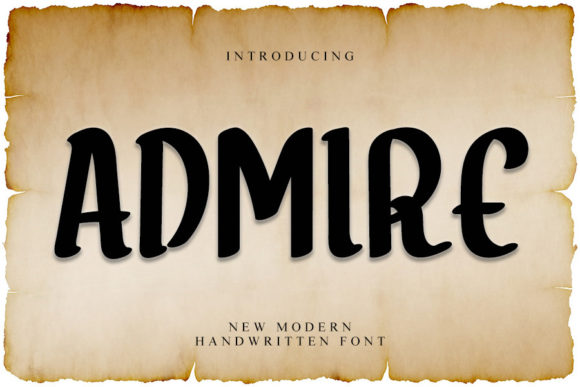 Admire: A Stylish Script Font for Engaging Campaigns