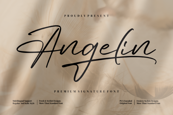 Angelin: A Magical Script Font for Elegant Web Design