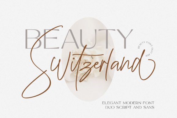 Beauty Switzerland: Elevate Your Brand with This Elegant Script Font