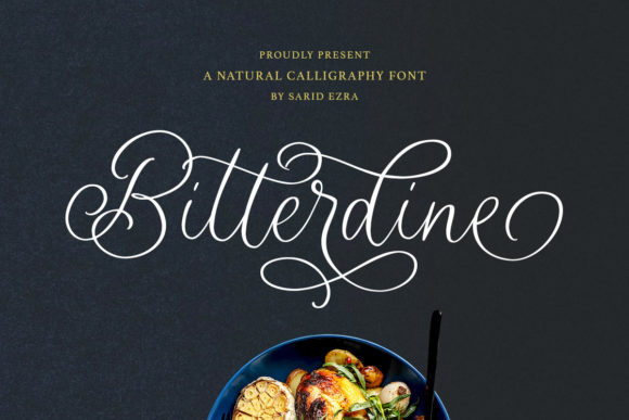 Bitterdine: A Premium Script Font for Elegant Projects