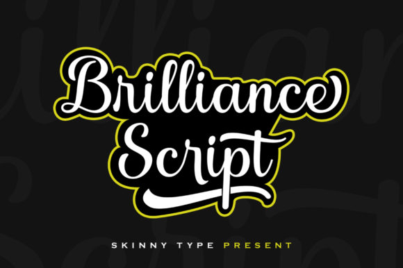 Brilliance: A Cursive Font for Editorial Elegance