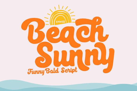 Bring Charm to Your Creations with Beach Sunny Font