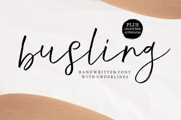 Bring Charm to Your Handmade Creations with Busling Font