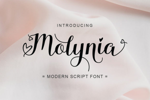 Bring Elegance to Your Handmade Creations with Molynia Font
