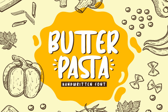 Butter Pasta: A Charming Script Font for Engaging Campaigns