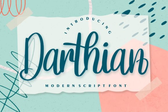 Darthian Font: A Bold Script for Modern Designs