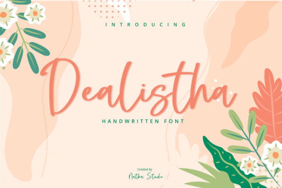 Dealistha: A Script Font with Elegance and Charm