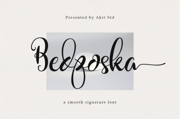 Discover Bedposka: A Graceful Script Font for Branding