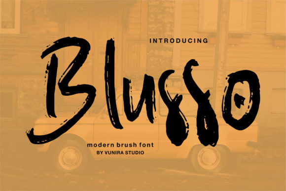 Discover Blusso: A Charming Script Font for Editorial Design