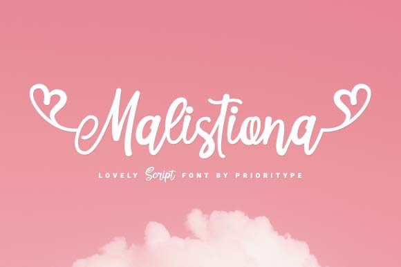 Discover Malistiona: A Handwritten Font for Elegant Publishing