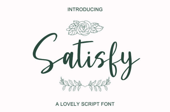 Discovering Satisfy: A Stylish Script Font for Elegant Branding