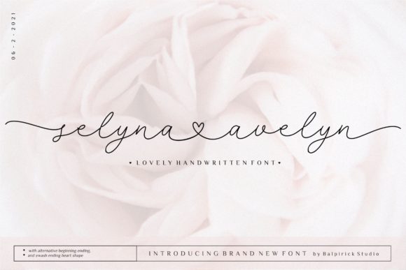 Elevate Your Brand with Selyna Avelyn: A Perfect Handwritten Font