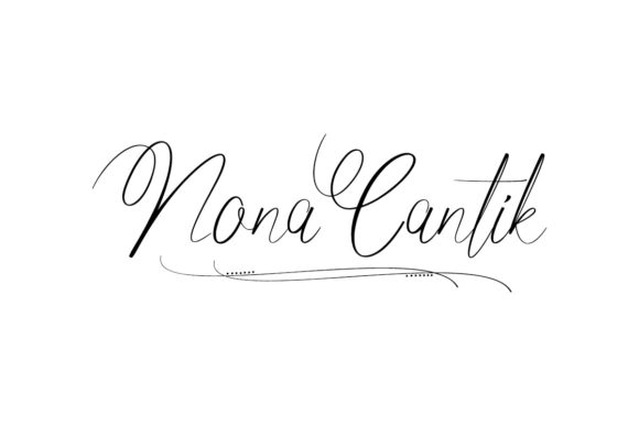 Elevate Your Craft with Nona Cantik: A Luxurious Handwritten Font