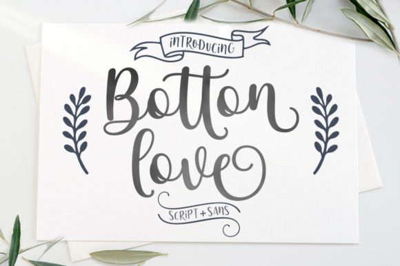 Enhance Your Web Design with Botton Love Duo Font