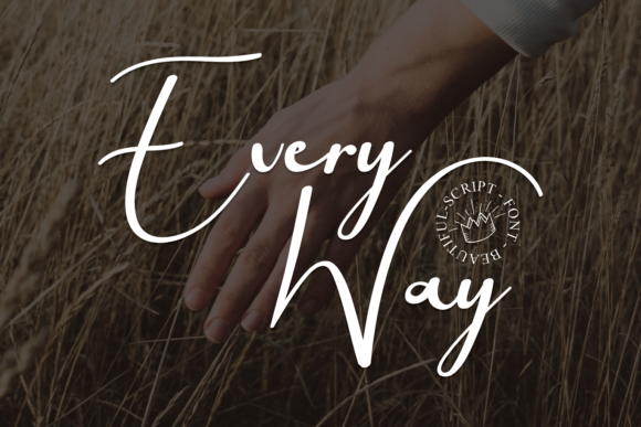 Every Way: A Handwritten Font for Editorial Elegance