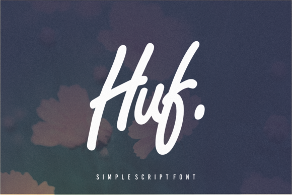 Huf: A Handwritten Font for Unique Web Designs