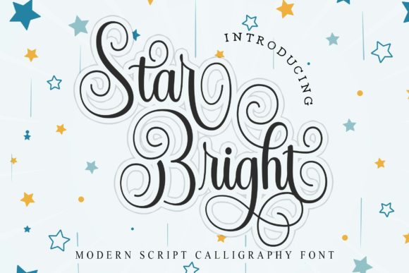 Star Bright: A Luxurious Calligraphy Font for Elegant Branding