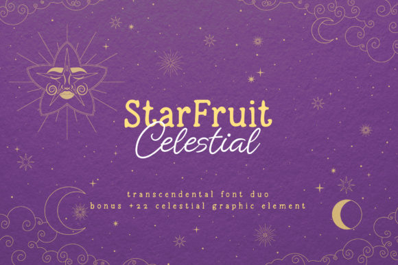 Starfruit Celestial Duo: A Font for Creative Makers
