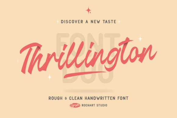 Thrillington: A Playfully Nostalgic Font for Crafters