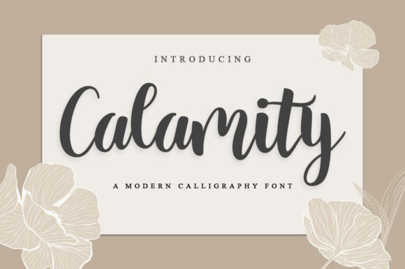 Transform Your Brand with Calamity: A Refined Script Font
