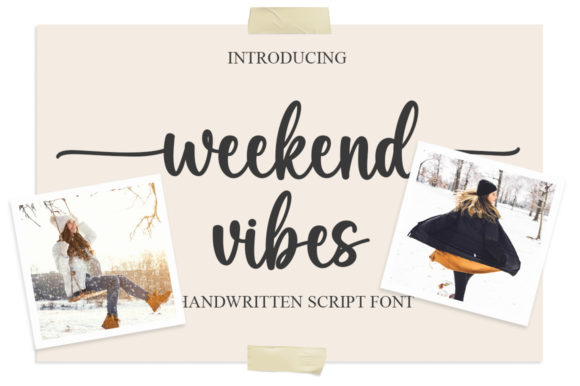 Weekend Vibes: A Playful Script Font for Creative Web Design