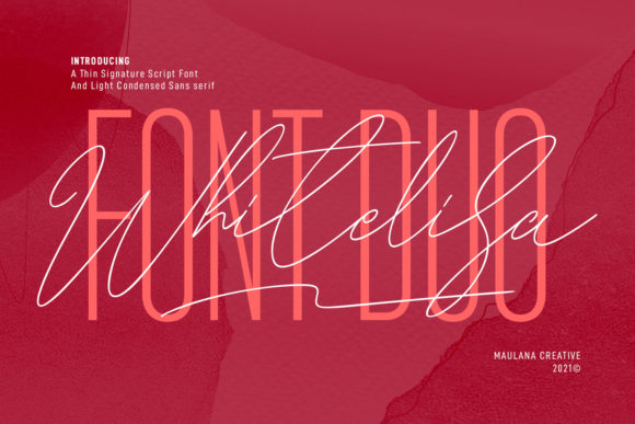 Whitelisa: A Duo Font for Elegant Editorial Design