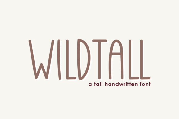 Wildtall: A Bold and Expressive Script Font
