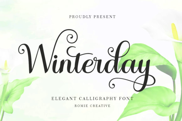 Winterday: A Charming Handwritten Font for Crafters